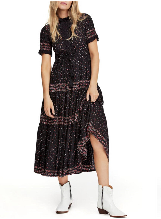 free people rare feeling floral maxi dress