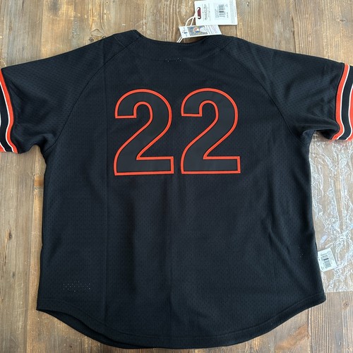 NEW Authentic Mitchell & Ness Will Clark San Francisco Giants 1993 Button Jersey - Picture 5 of 8