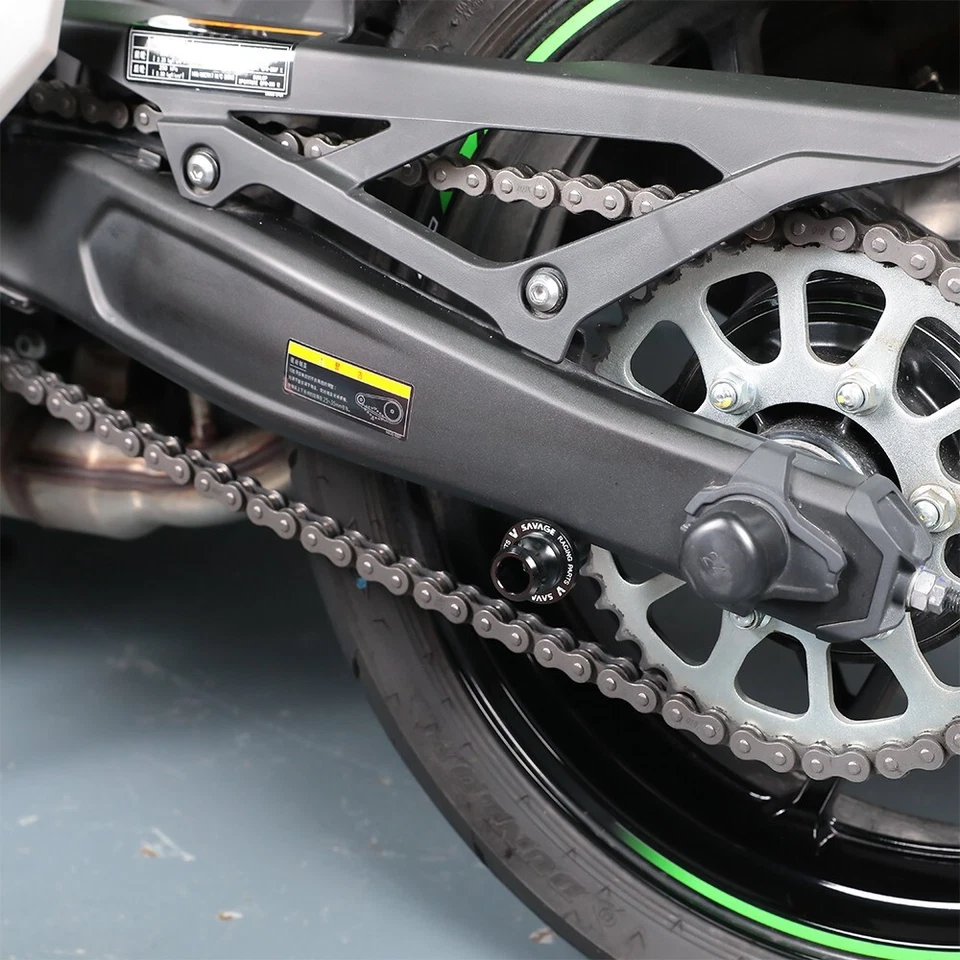 Swingarm Spools Slider Stand Screws For KAWASAKI Z400 Z650RS Ninja 400/650 ZX25R - Image 3 of 4