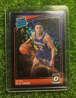 2018-19 Optic Elie Okobo Rated Rookie Fast Break Purple #27/95 RC Phoenix Suns