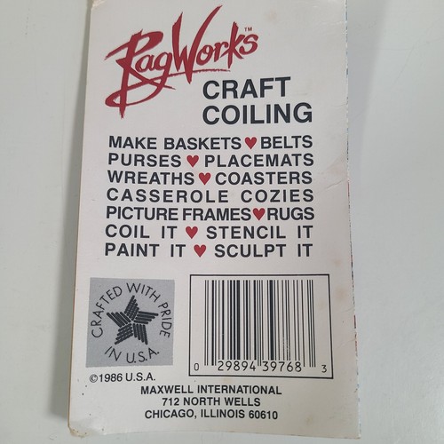 Ragworks Craft Coiling 1/4 Inch By 75 Feet. Make Baskets Belts Purses Etc. - Picture 4 of 4