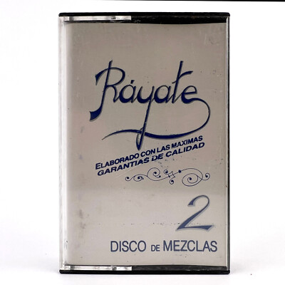 RAYATE 2 CHIMO BAYO ANGEL PATIÑO ALARCON DISCO DE MEZCLAS RAYA RECORDS CASSETTE