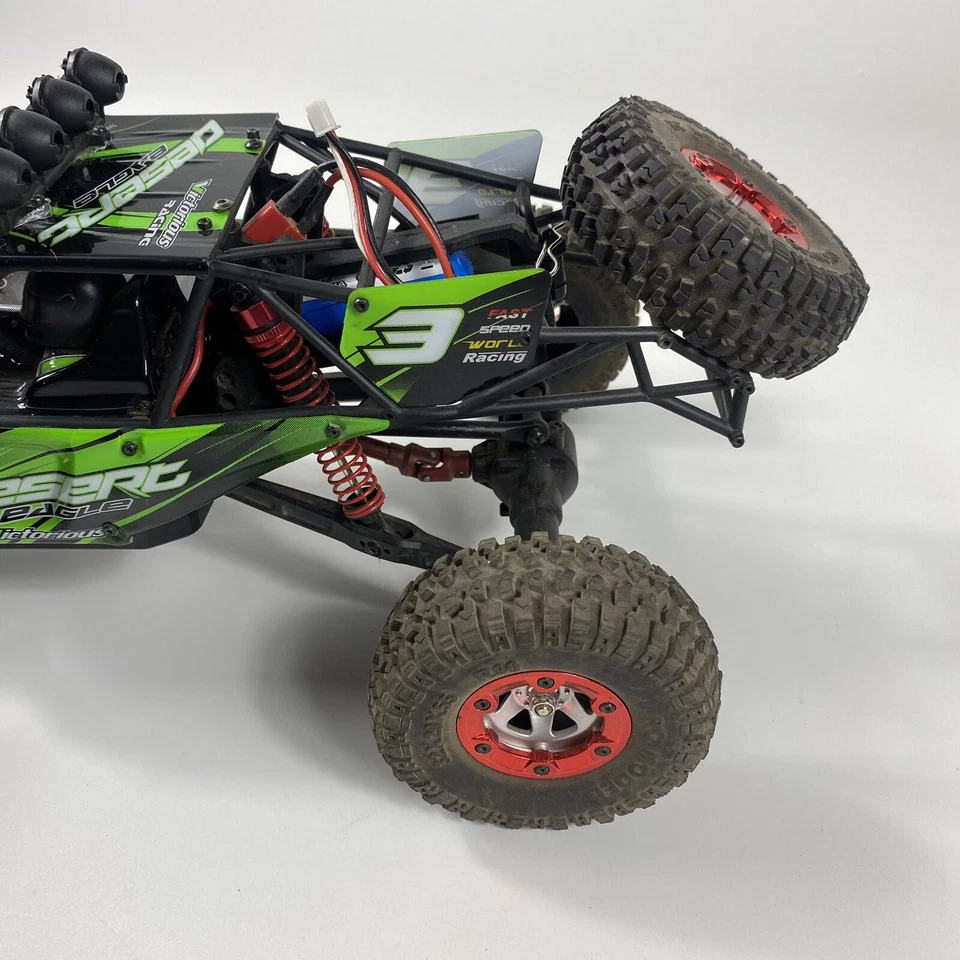 Desert Eagle-3 Brushed 1:12 RC Model Car Electric RC Buggy 4WD RTR Green 4WD - Image 4 of 4