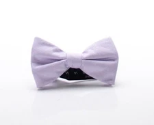 RYAN SEACREST Distinction Lavender Purple Faretta Textrued Bow Tie NEW