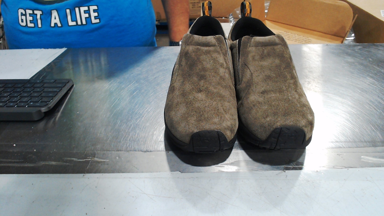 NewOther_Merrell scarpa slip on donna Jungle Moc Gunsmoke 10 5 M