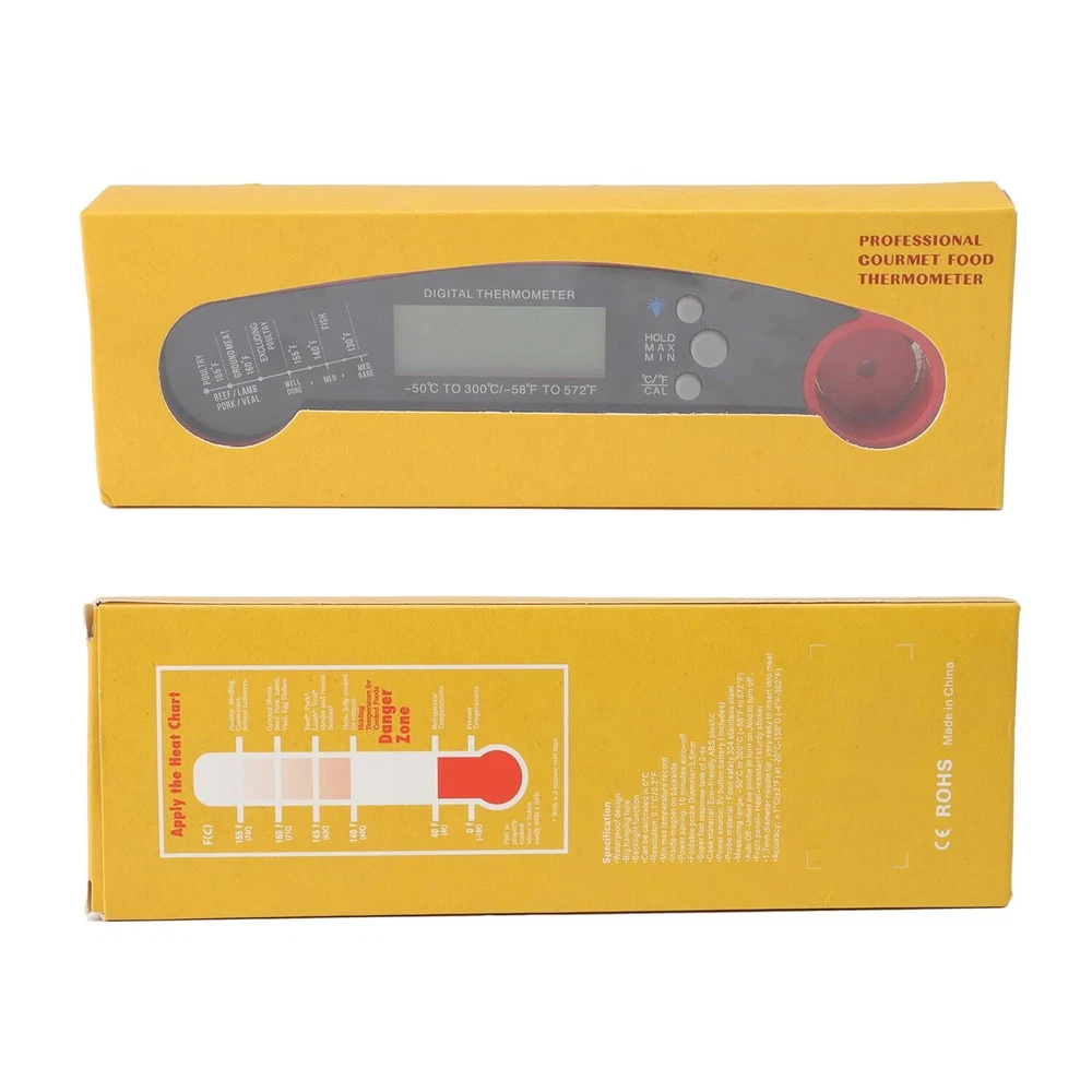 Meat Thermometer Digital for Grilling and Cooking, Instant Read Ultra-Fast...