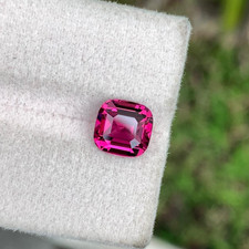 Natural Purple Garnet 2.38 Cts Cushion Cut SI Clarity Loose Gemstone Tanzania
