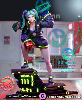 1:6 Rebecca Cyberpunk Edgerunners Fan Art UNPAINTED High Quality Garage Kit