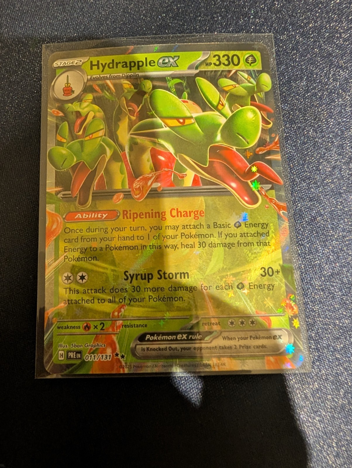 Pokemon Hydrapple ex 011/131 Prismatic Evolutions Double Rare Holo NM