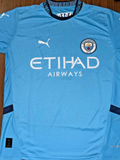 manchester city fc jersey kit 2024/2025 size medium brand new Omar Marmoush ST