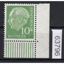 Bundle 1954, Mich.-No.: 183 XW ** Corner Edge Smooth Rubber Ring