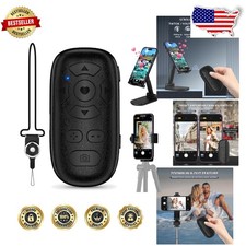 Tiktok Scroll Remote Phone Holder Tripod Mount, Rechargeable Bluetooth Clicker