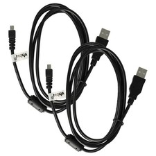 2x Câble de données USB pour Panasonic Lumix DMC-LZ20 DMC-LZ30 DMC-LZ3 14,5cm