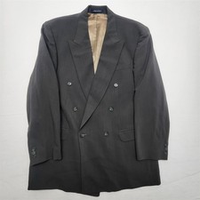 Chaqueta Blazer De Colección Modesto Uomo 44L Verde 100% Lana Doble Pecho Dinero Antiguo