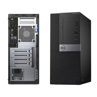 Dell OptiPlex MT Desktop PC Intel i7 7th 16GBRAM 512GB SSD 4Display Win11 Office