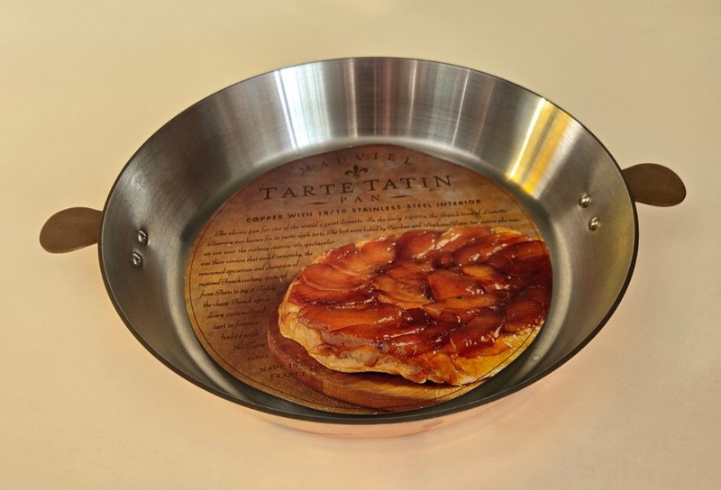Williams Sonoma Copper Tarte Tatin Pan with Ear Handles - Made in France