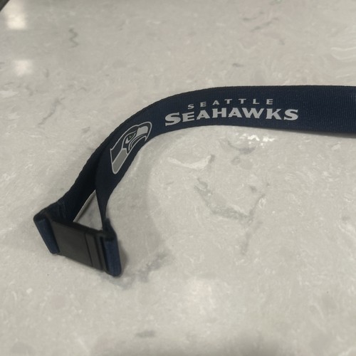 Seattle Seahawks NFL Officially Licensed Lanyard Keychain NEW Clip - Picture 4 of 4