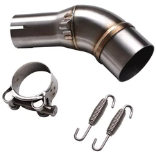 For Yamaha YZF R3 R25 MT-03 51MM Motorcycle Exhaust Mid Link Pipe Slip On Tube