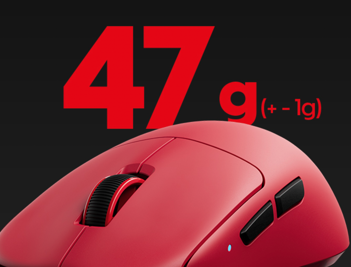 Pulsar Signature Red TENZ Wireless Gaming Mouse 750IPS 32000DPI