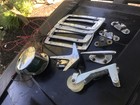 Vintage Wood Boat Cleat  Bow Light Anchor Pulley Chrome Part Chris Craft Lyman — photo 3