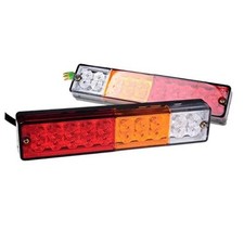 20-LED Truck Trailer Tail Light Turn Signal Reverse Brake Light, Stop Rear