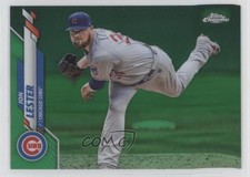 2020 Topps Chrome Green Refractor 82/99 Jon Lester #123 s5j
