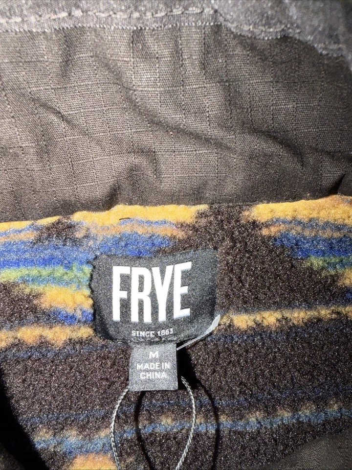 Chaqueta mediana a rayas aztecas marrón oscuro Frye Foto 4 de 4