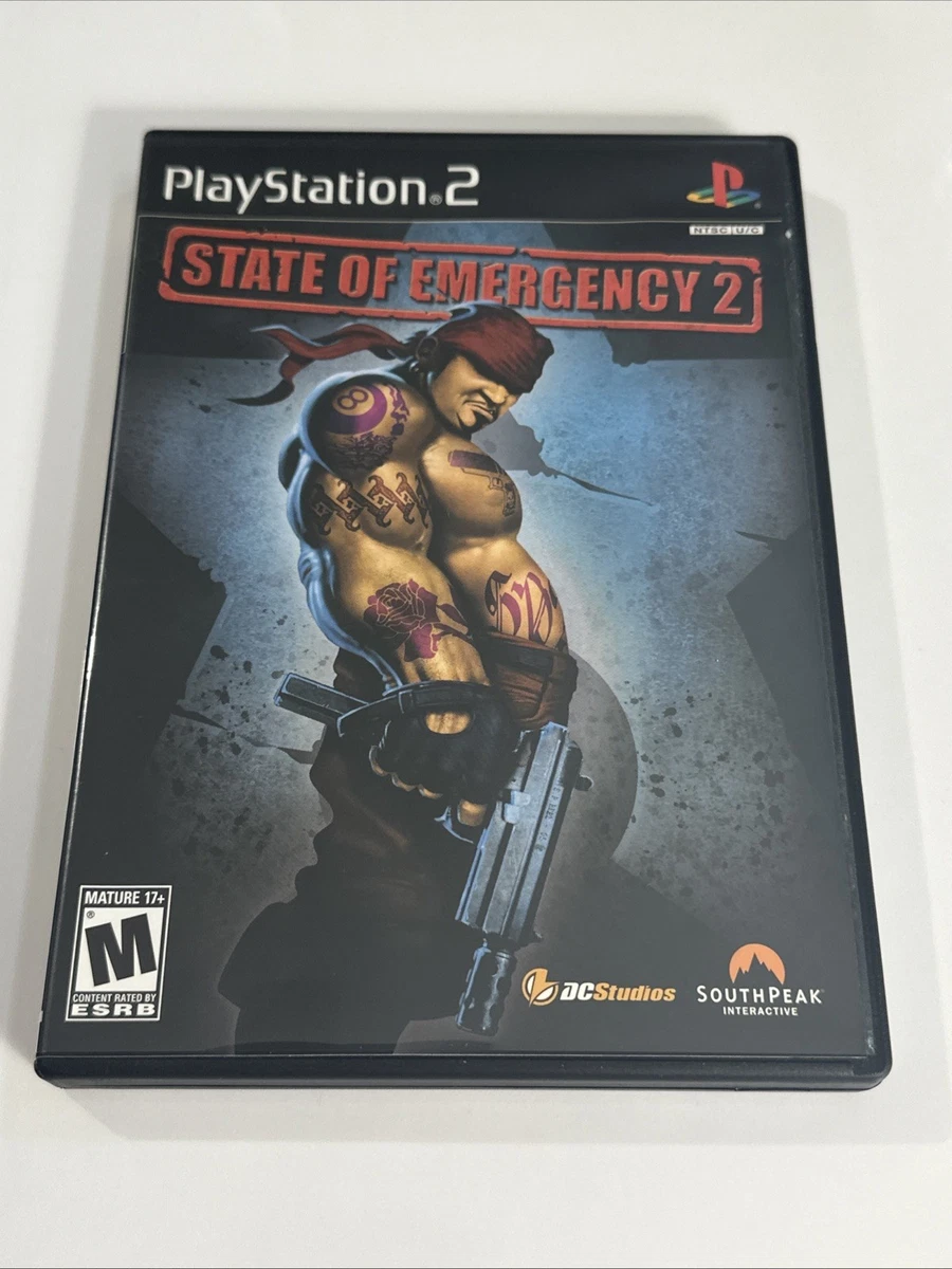 STATE OF EMERGENCY 北米版　PlayStation2 25+ Sony PlayStation 2 State of Emergency Video Games for sale