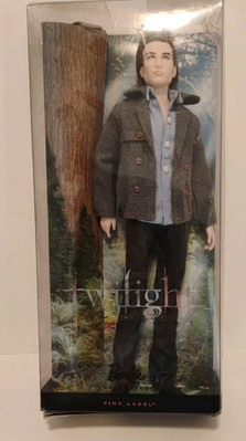 ** NEW Twilight EDWARD ~ Pink Label Barbie Collector 12'' Doll Figure  New in Box