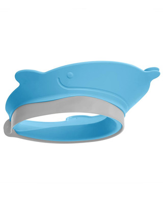 Skip Hop Baby Shower Cap Shield, Moby Bath Visor for Baby and Kids 9M +, Blue