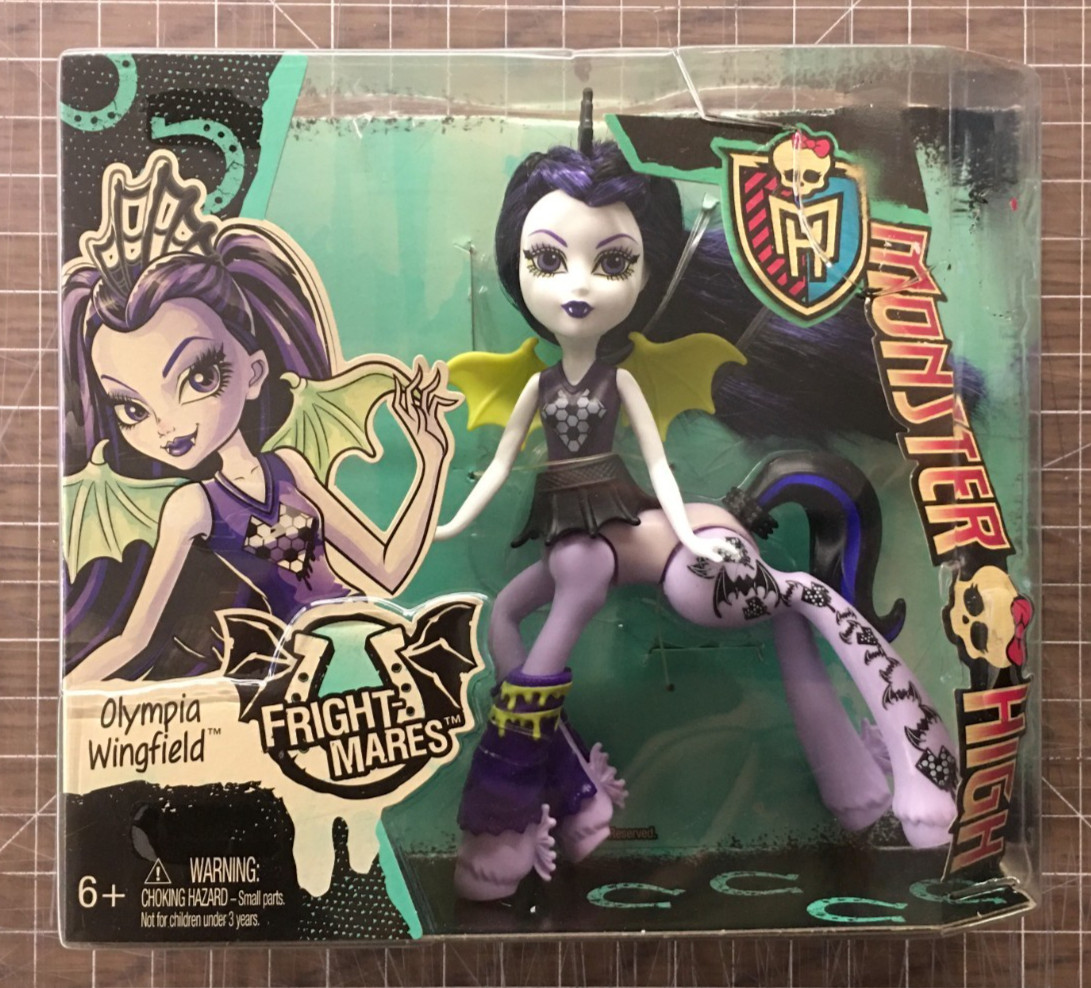 Monster High Fright-Mares Olympia Wingfield Doll  6” Mattel 2015 &sol;NIB New In Box