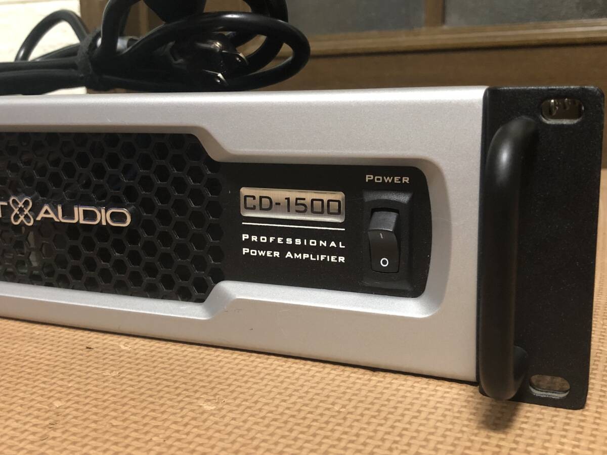 Crest Audio CD1500 Power Amplifier Class-D 400W x2 8Ω Tested