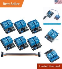Dual Channel DC 5V Relay Module with Optocoupler - 10A Switching Power