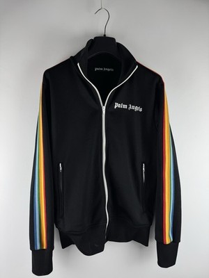 Palm Angels Track Jacket - Raindow Black Size - S