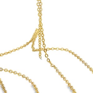 Authentic Real Gold Plated Natural Flat Cable Chain E-Coated Electro Plated (2.6 ×