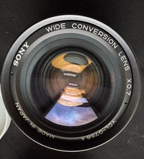 SONY VCL-0758A Wide Conversion Lens X0.7 VCL-1558A Tele Conversion Lens, Cases