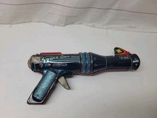Vintage TN Japan Lithograph Litho Tin S-58 Space Toy Gun