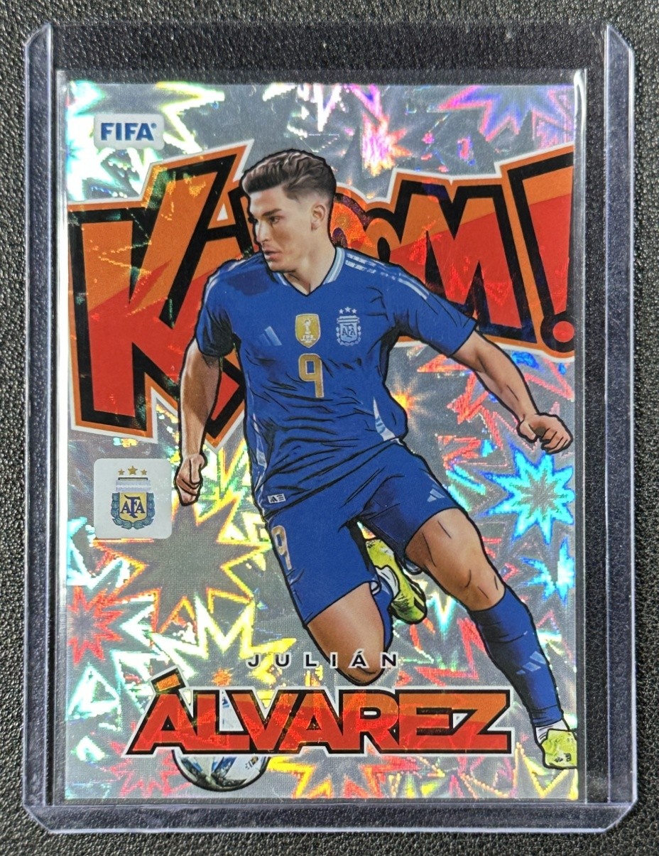 JULIAN ALVAREZ 2024-25 PANINI DONRUSS #7 KABOOM SP ARGENTINA
