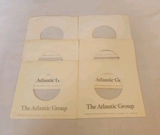 45 RPM 7" RECORD SLEEVES CO. SLEEVE 6 PACK SEE PHOTOS Atlantic Group SLV356