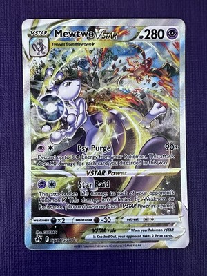Mewtwo VSTAR GG44/GG70 Crown Zenith: Galarian Gallery Holo