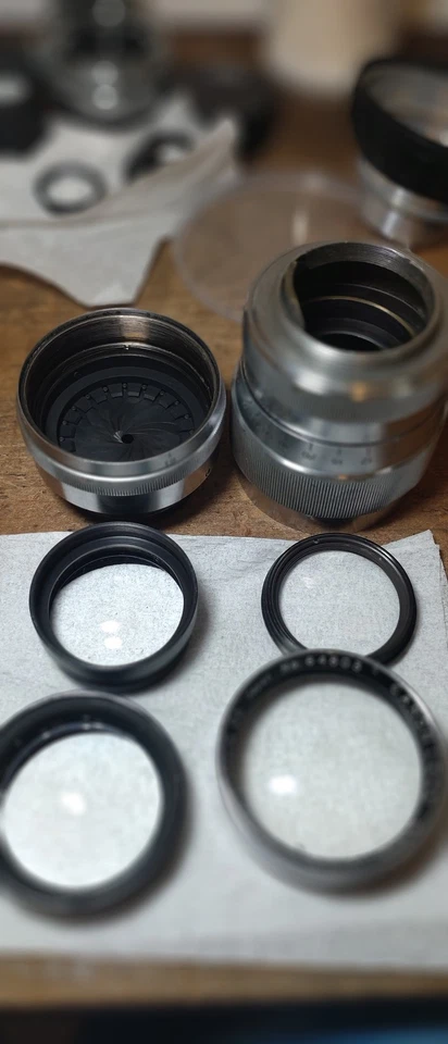 CLA'd Early Model [ALMOST MINT] Canon 85mm f/1.9 Lens Leica L L39 LTM From JAPAN - Image 4 of 4