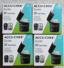 200 ACCU-CHEK GUIDE DIABETIC TEST STRIPS  EXP: 11/2027  FREE SHIPPING