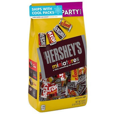 Miniatures Assorted Chocolate Candy Party Pack, Halloween Candy, 35.9 oz