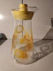 Vintage Pyrex Mid 20th-Century Modern Lemonaid Orange 2qt. Carafe W/Lid 10"