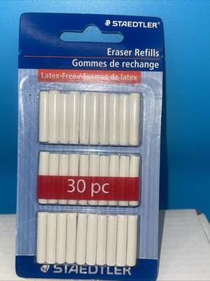 2010 Staedtler Eraser Refills 30pk for Battery Operated Eraser 52702rbk30 NOS