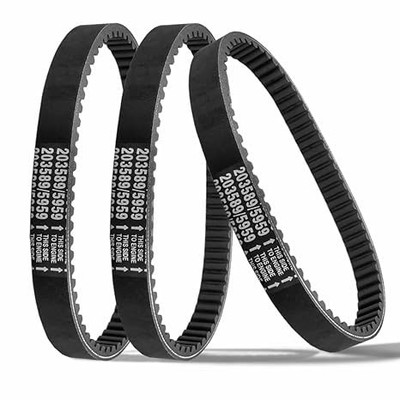 3 Pack of Drive Belt for 30 Series Go Kart Torque Converter Drive Belt