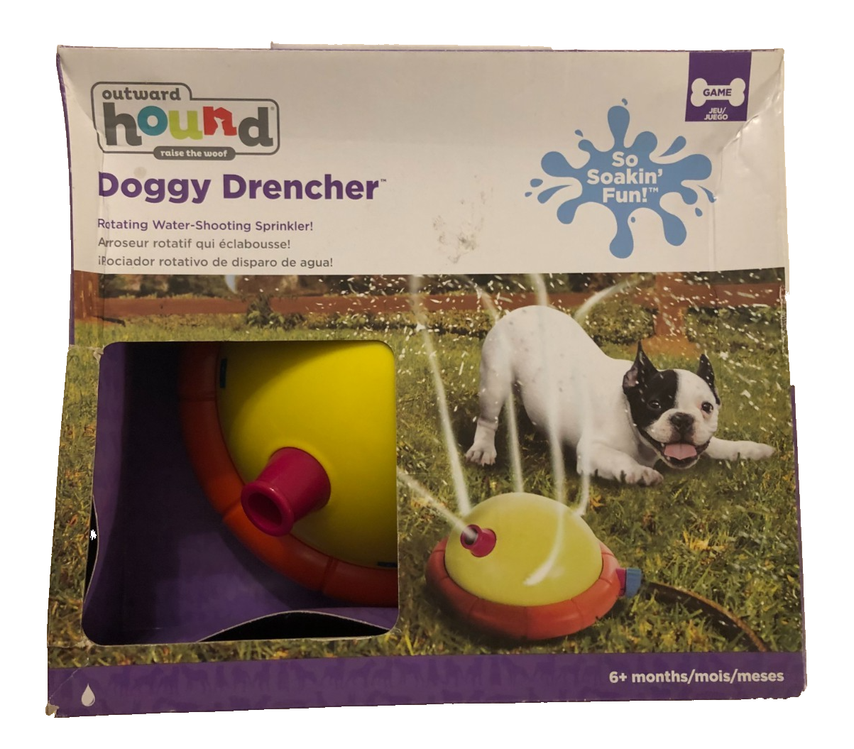 Outward Hound Doggy Drencher Water Sprinkler Dog Toy Old Stock Unused