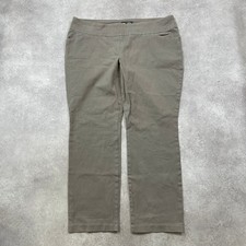 Lee Trousers Womens 36"  Slim Leg Mid Rise Cotton Sculpting Pants, Brown