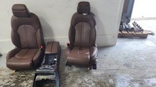 2011-2018 Audi A8 Brown Leather Front Bucket Seats Wconsole Pwrheatmem