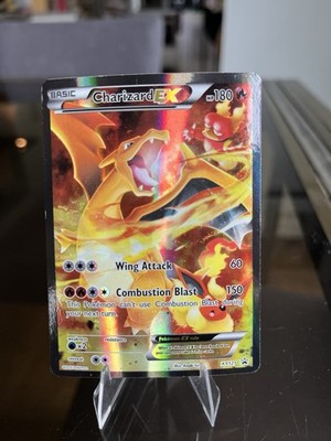 Charizard EX #XY121 Black Star Promo Full Art Holo Card Pokémon TCG (w/ Flareon)